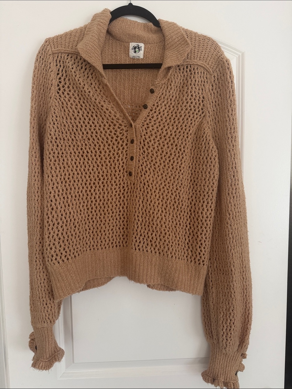 We The Free Cozy Knit Collared Sweater